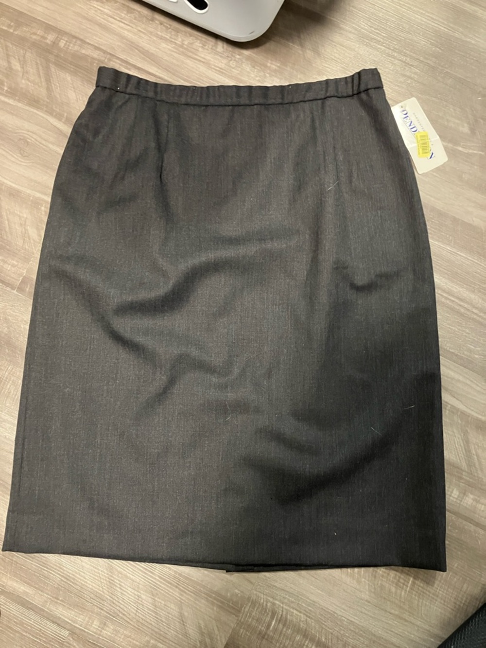 NWT Pendleton Wool Skirt vintage size 14 petite dark grey